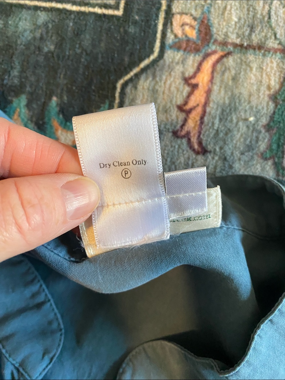 Coldwater Creek silk Button-Front Top - Picture 6 of 7